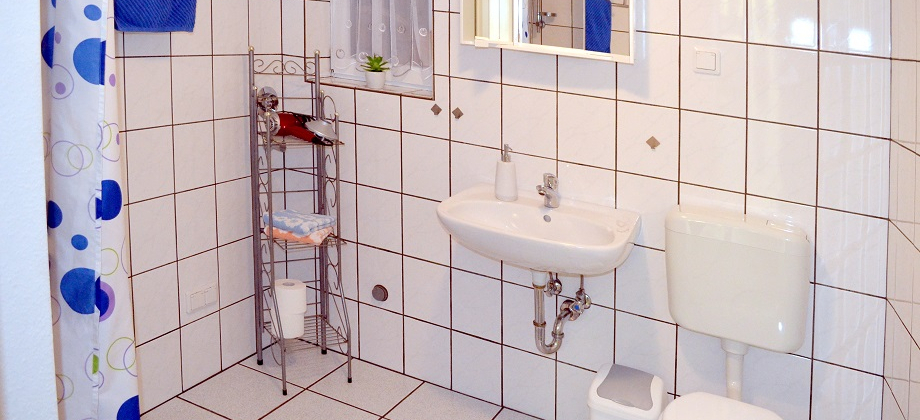 Badezimmer der Ferienwohnung